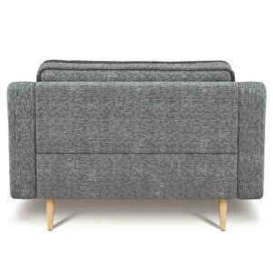 Klem Slim Loveseat Ahşap Ayak - Doğal Doku