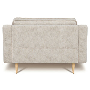 Klem Slim Loveseat Ahşap Ayak - Doğal Doku