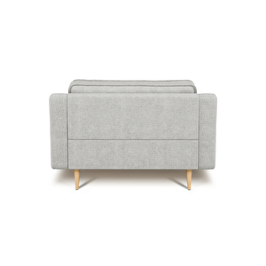 Klem Slim Loveseat Ahşap Ayak - Doğal Doku