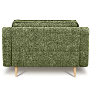 Klem Slim Loveseat Ahşap Ayak - Doğal Doku