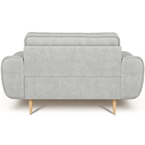 Klem Loveseat Ahşap Ayak - Doğal Doku