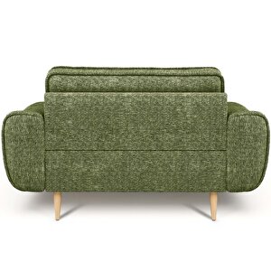 Klem Loveseat Ahşap Ayak - Doğal Doku