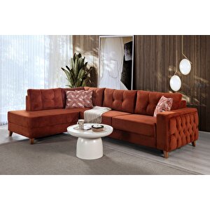 Milly Red Köşe Koltuk Takımı