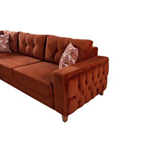 Milly Red Köşe Koltuk Takımı