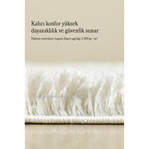 Modern Desenli Salon Halısı Peluş Halı Yıkanabilir Post Halı Beyaz Halı Kaymaz Taban Halı Oval Halı