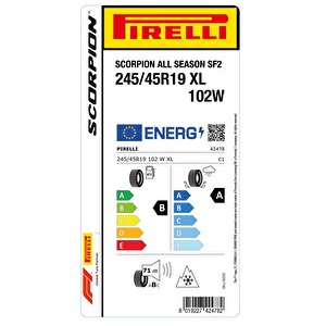 245/45r19 102w Xl Scorpion All Season Sf2 Oto 4 Mevsim Lastiği (üretim: 2025)