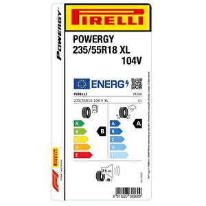 235/55r18 104v Xl Powergy Oto Yaz Lastiği (üretim: 2024)