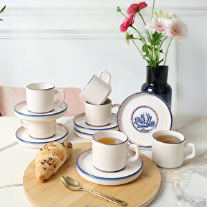 Marine Wonders Stackable Çay Takımı 12 Parça 6 Kişilik 22741-22905