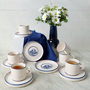 Marine Wonders Stackable Çay Takımı 12 Parça 6 Kişilik 22741-22905