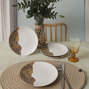 Terra Leaf Ege Pasta Tabağı 20 Cm 4 Adet 22878-79