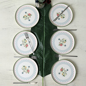 Rose Line Nordic Pasta Tabağı 22 Cm 6 Adet 22911