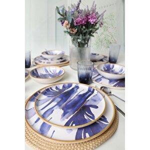 Brush & Bloom Yemek Takımı 18 Parça 6 Kişilik 22956