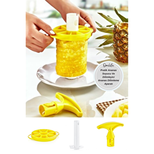 Pratik Ananas Soyucu Ve Dilimleyici Ananas Dilimleme Aparatı