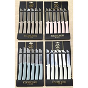 Ckr-2959 6'lı Meyve Bıçağı Beyaz