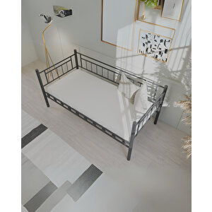 Dai̇lybed Sedi̇r Metal Karyola 90 X 190 Cm - Si̇yah