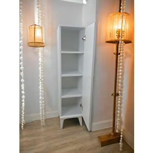 Çok Amaçlı Dolap- 4 Raflı (122 X 30 X 30 )