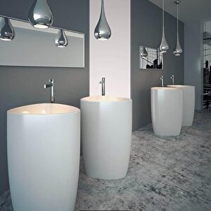 Etna Monoblok Yerden Lavabo Mat Kaşmir 1075-011-0125