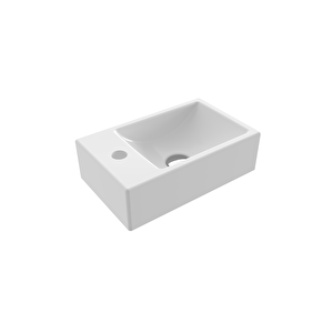 Lavabo Milano Dar Sol 37 Cm Parlak Beyaz 1418-001-0126