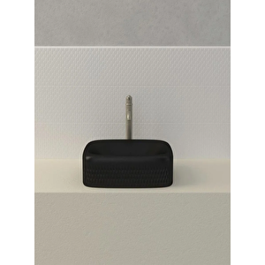 New Age Tezgah Üstü Lavabo 55 Cm Mat Siyah 1411-004-0125