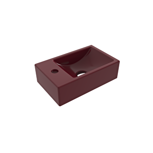 Milano Dar Sol Lavabo 37 Cm  Burgonya Bordosu 1418-072-0126