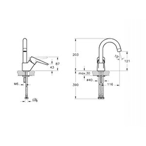 Solid S Banyo Bataryası + Kuğu Lavabo Bataryası + Duxxa Mirage Duş Sistemi