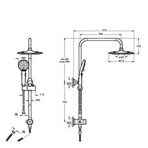 Solid S Banyo Bataryası + 3c Duş Sistemi