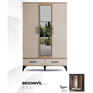 Begonvi̇l 3 Kapılı Dolap