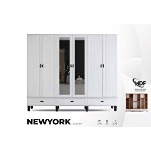 Newyork Mdf 6 Kapılı Dolap