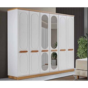Pari̇s Mdf 6 Kapılı Dolap