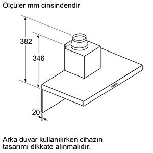Siemens Iq100 Duvar Tipi Davlumbaz 60 Cm Paslanmaz Çelik Lc65bbc50t