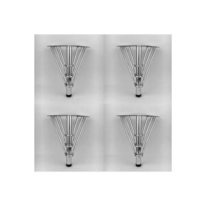Metal Krom Ayak 15 Cm(4 Adet)