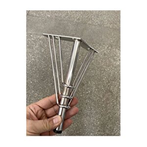 Metal Krom Demir Ayak 12 Cm