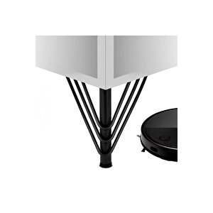 Vanessa 18 Cm Metal (4 Adet ) Siyah Metal Mobilya, Dolap, Koltuk, Kanepe, Tv Ünitesi Ayakları