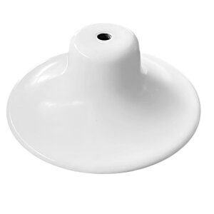 Plastik Çanak Kulp Beyaz Düğme Tek Vidalı Mobilya Mutfak Dolap Dolabı Çekmece Kulbu Kulpları