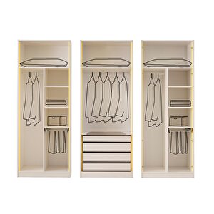 Plati̇n Köşe Mdf Bazalı Ledli̇ Yatak Odası Takımı