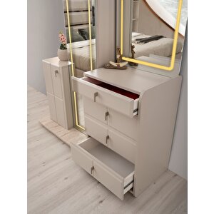 Petra Mdf Bazalı Ledli̇ Yatak Odası Takımı