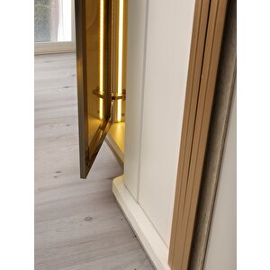 Montana Mdf Bazalı Ledli̇ Yatak Odası Takımı