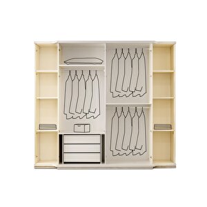 Montana Mdf Bazalı Ledli̇ Yatak Odası Takımı