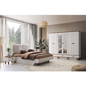 Çinar Mdf Bazalı Yatak Odası Takımı Bronz