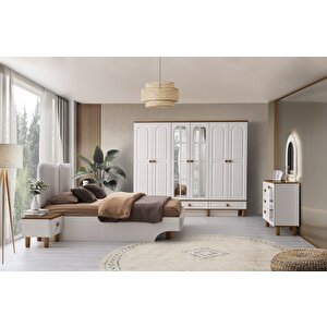 Çinar Mdf Bazalı Yatak Odası Takımı Bronz