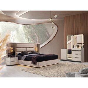 Emi̇r Mdf Ledli̇ Bazalı Yatak Odası