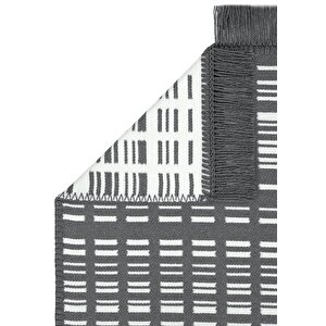 Cool Halı Lovely Koyu Gri Kilim Halı Çift Taraflı Makinede Yıkanabilir Mutfak Balkon Banyo Kilimi
