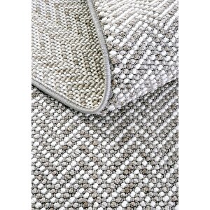 Cool Halı Olinda 1109 Gri Oturma Odası Halısı Yumuşak İskandinav Halı Yolluk Bukle Makine Halısı