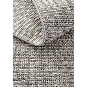 Cool Halı Olinda 1105 Gri Oturma Odası Halısı Yumuşak İskandinav Halı Yolluk Bukle Makine Halısı