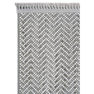 Cool Halı Olinda 1109 Gri Oturma Odası Halısı Yumuşak İskandinav Halı Yolluk Bukle Makine Halısı