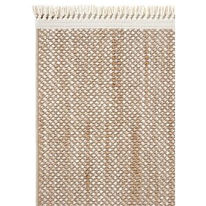 Cool Halı Olinda 1104 Bej Oturma Odası Salon Halı Yumuşak İskandinav Halı Yolluk Bukle Makine Halısı