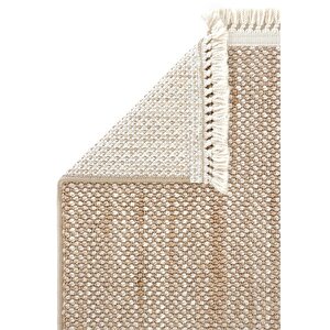 Cool Halı Olinda 1104 Bej Oturma Odası Salon Halı Yumuşak İskandinav Halı Yolluk Bukle Makine Halısı