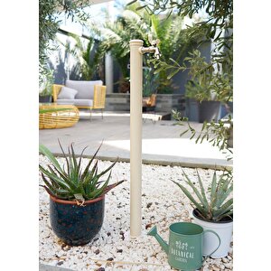 Bahçe Çeşmesi Yuvarlak Bej 5*17*86cm