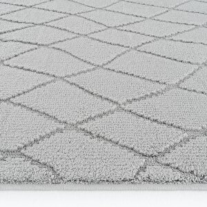 Cool Halı Newyork 3111 Gri Yumuşak Tuşeli Halı Kilim Salon Koridor Kesme Yolluk Dokuma Makine Halısı