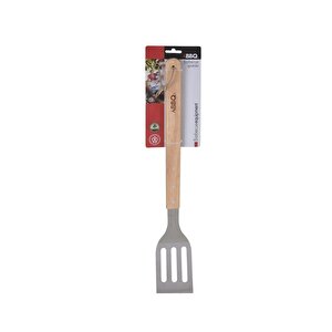 Barbekü Spatula Ahşap Sap Paslanmaz Çelik 46cm